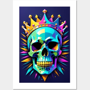 CROWN SKULL HOME DECOR Posters and Art